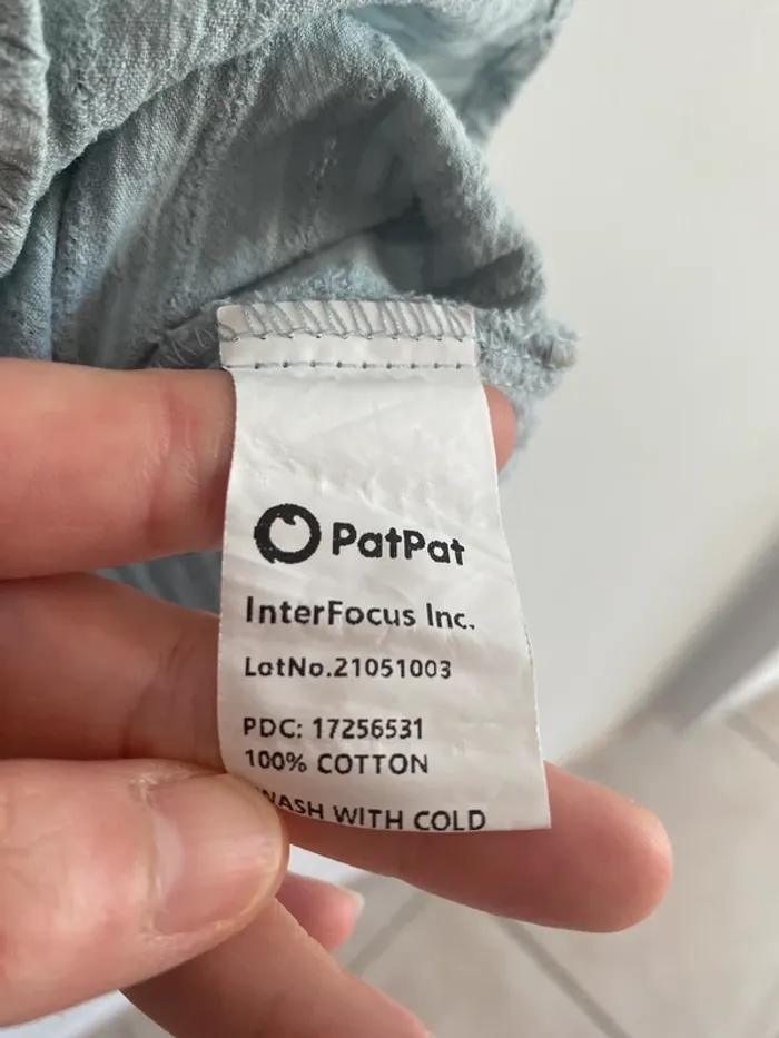 Robe mère fille patpat vert d’eau - photo numéro 12