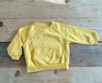 Sweat jaune Zara
