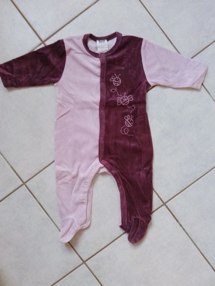 Pyjama fille une pièce Sucre d'Orge 9 mois - photo numéro 1
