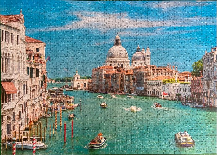 Puzzle 1000 pièces le canal de Venise Complet - photo numéro 2