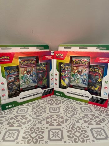 Lot de 2 coffrets Pokémon Premiers Partenaires 