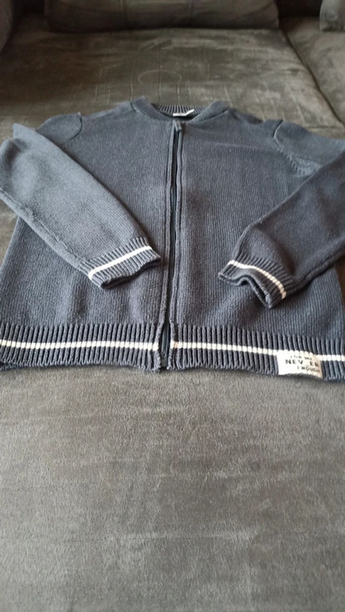 Gilet bleu chic - photo numéro 3