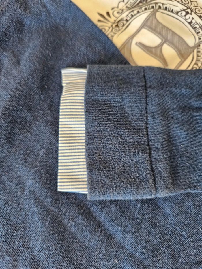 Pull chemise marine Zara 9/10 ans - photo numéro 4