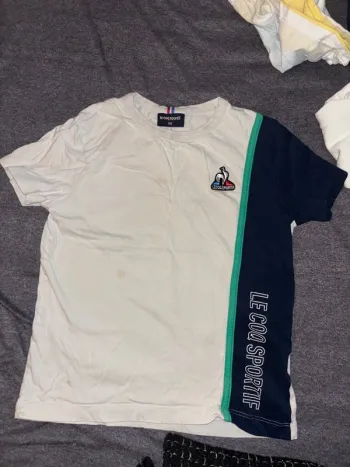 T shirt le coq sportif garçon.