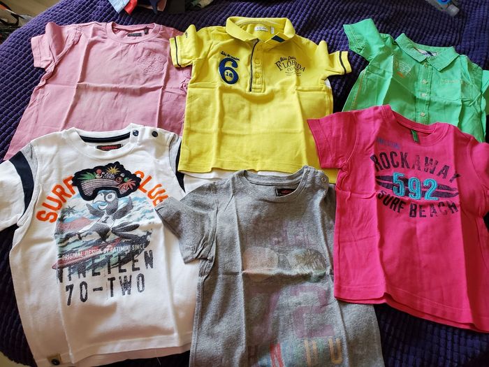 lots de 10 t-shirt 2ans (15e)