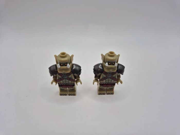 Figurines type lego 2 soldats orcs World Of Warcraft - photo numéro 5