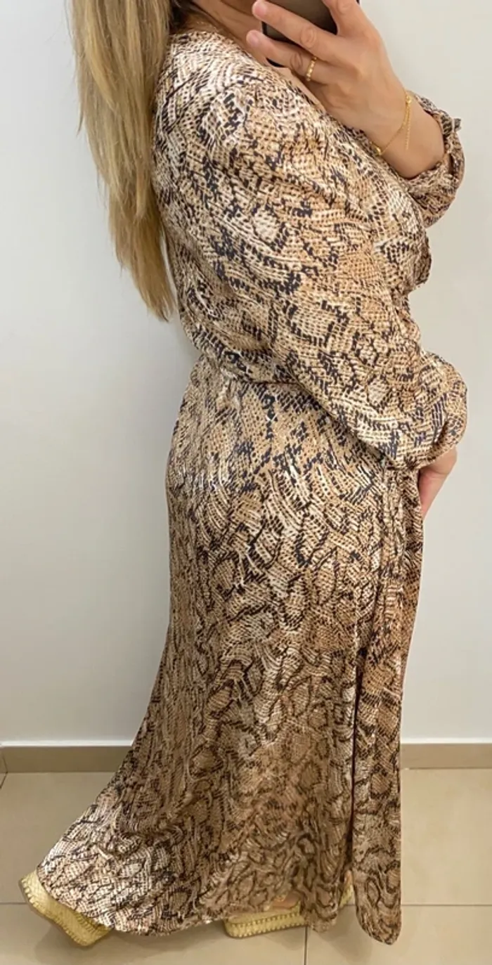 Robe longue imprimée - photo numéro 6