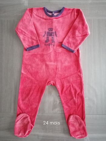 Pyjama robot Petit Bateau 24 mois