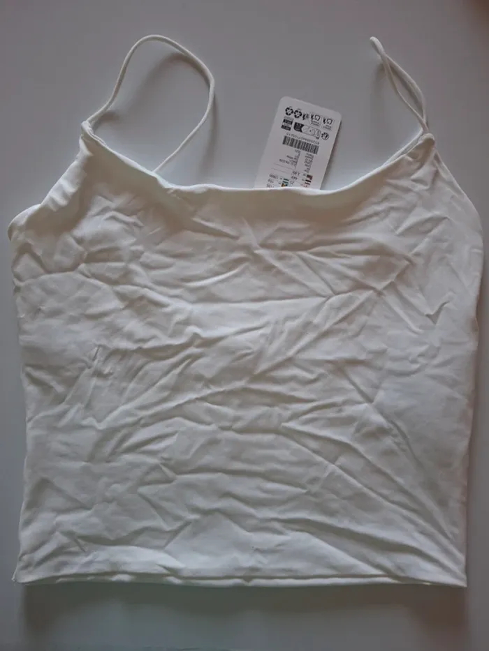 Crop top dos échancré