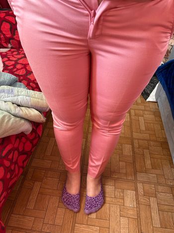 Pantalon rose taille 40
