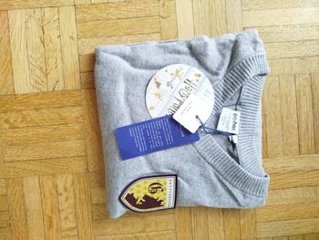 Pull en cachemire Cyrillus garçon 16 ans gris neuf