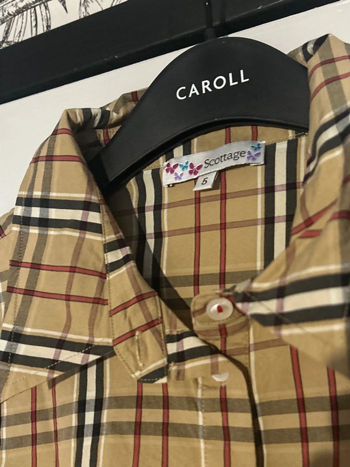 Chemise à carreaux pour homme - photo numéro 2