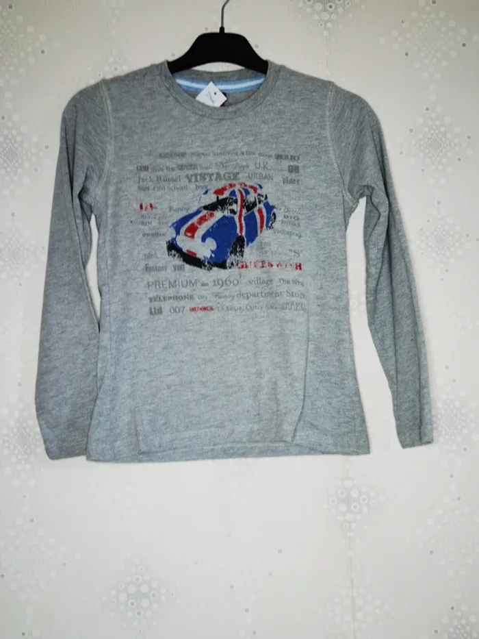 D3666 - lot de 3 tee-shirts garçon 10 ans - photo numéro 6