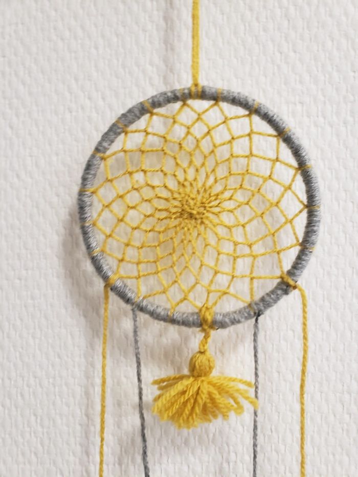 Attrape rêves mobile Dreamcatcher et bois flotté - photo numéro 4