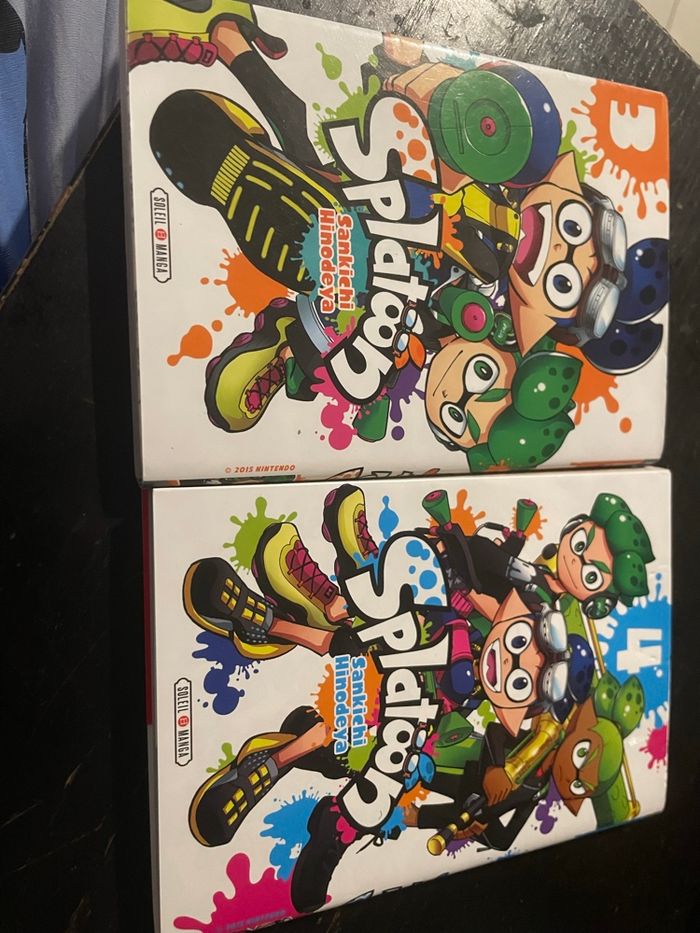 Lot manga splatoon 1 a 5