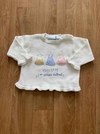 Pull maille fille 6M