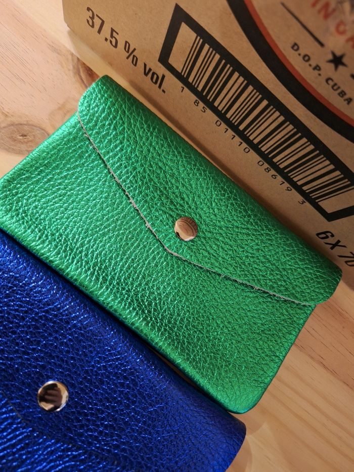 Trio de portemonnaie maxi cuir - photo numéro 2