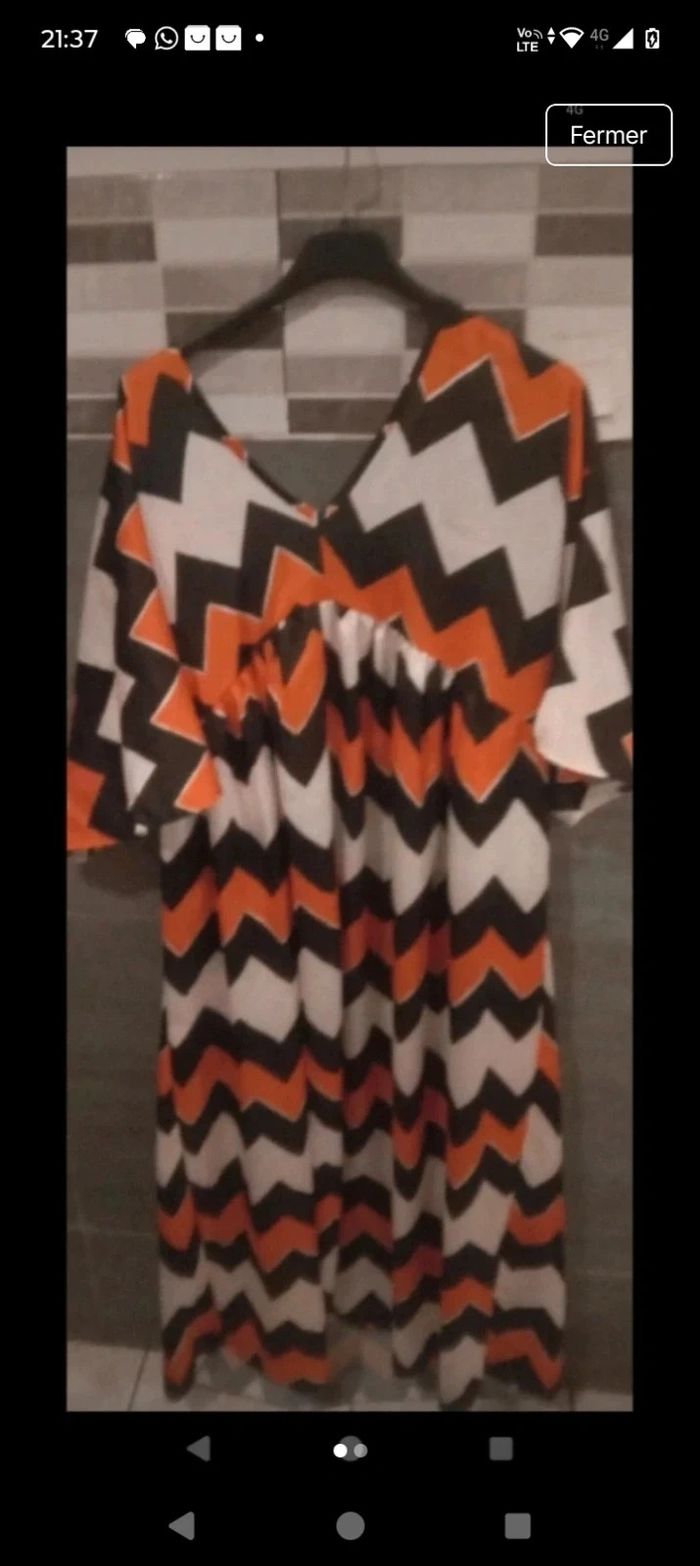 Longue robe oversize