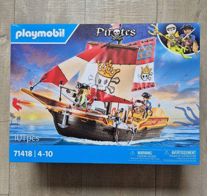 71418 – Playmobil Pirates – Chaloupe des pirates Neuf Scellé