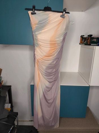 Robe longue drapée tie & dye Zara - Taille S - Été chic soirée