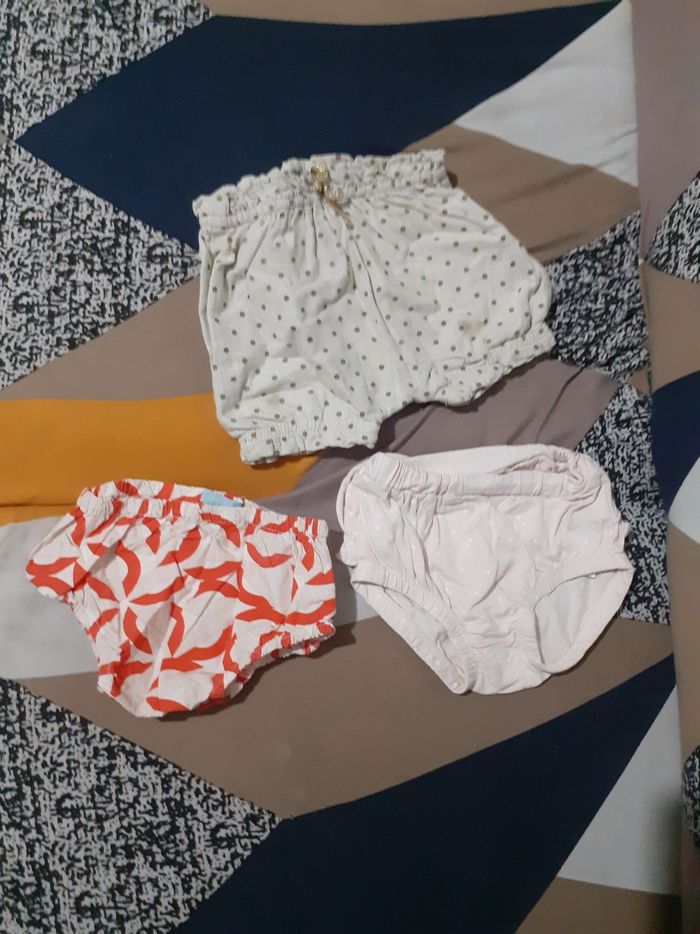 3 Shorts fille