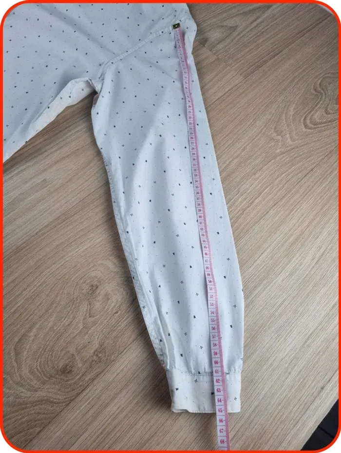 Chemise blanche à motif Zara Man Homme Taille Xl - photo numéro 5