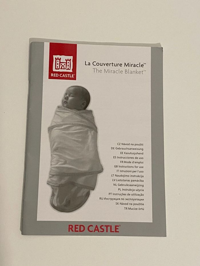 Couverture d’emmaillotage Red Castel NEUVE - photo numéro 2