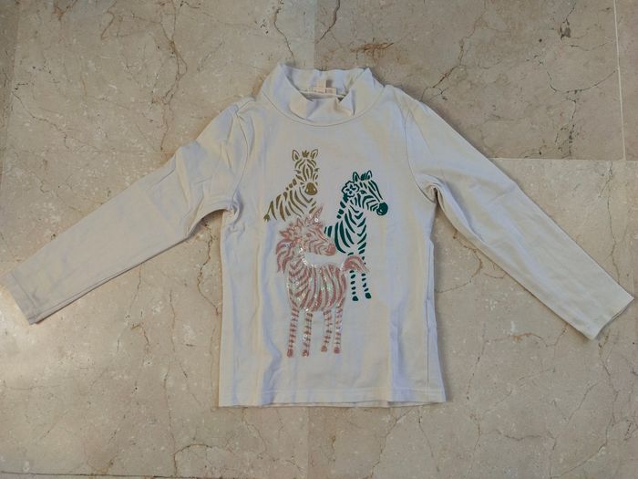 Lot tee-shirts col roulé T.5A - photo numéro 6