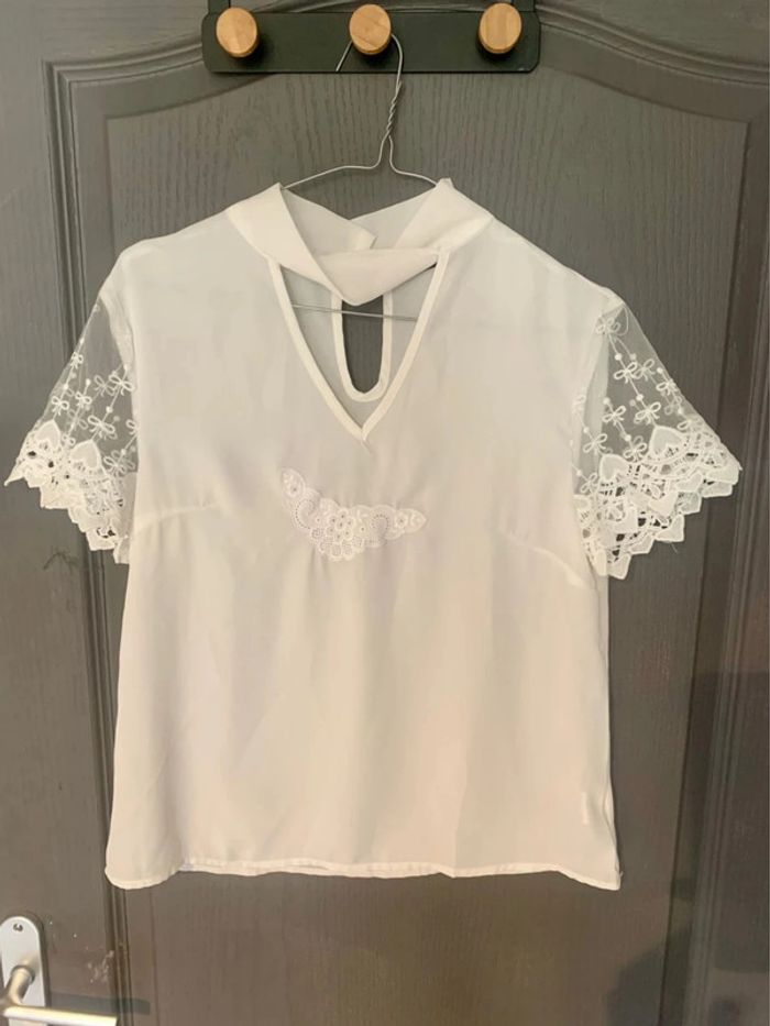 Blouse blanche Shein - Taille S