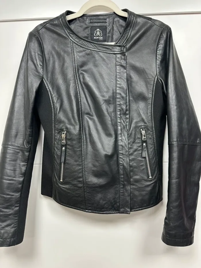 Blouson perfecto en cuir Burton - photo numéro 3