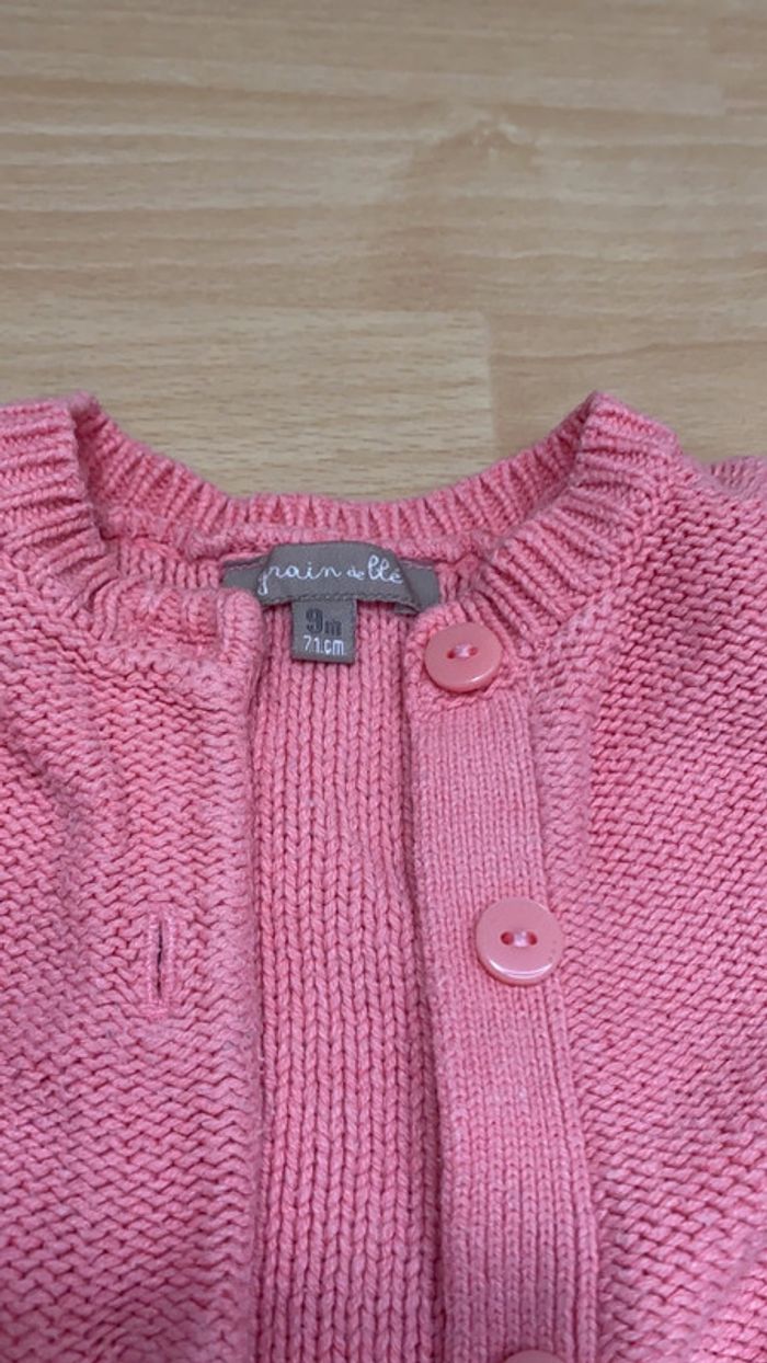 Gilet grain de blé - 9 mois - 71 cm - photo numéro 2