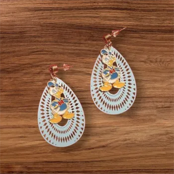 Boucles dâoreilles Donald Duck â Look rĂ©tro & fun garanti