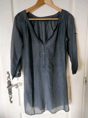 Tunique bleue/grise femme