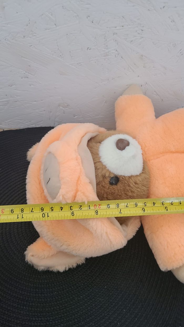 Peluche cochon déguisé en ours - photo numéro 4