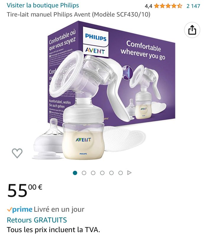 Tire lait + accessoires - photo numéro 5