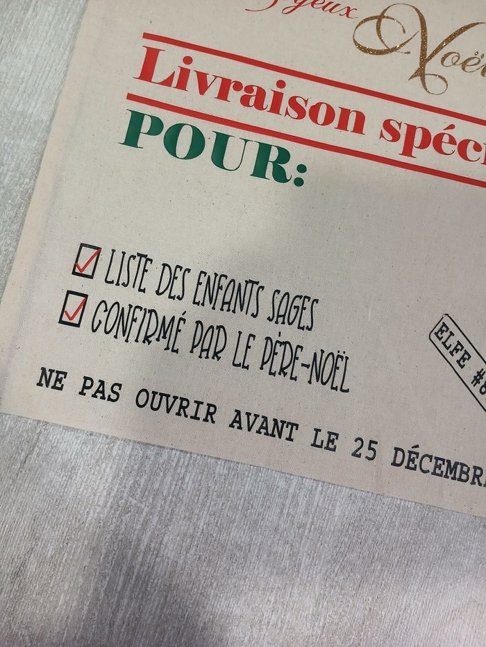 Sac de Noël personnalisé - photo numéro 3