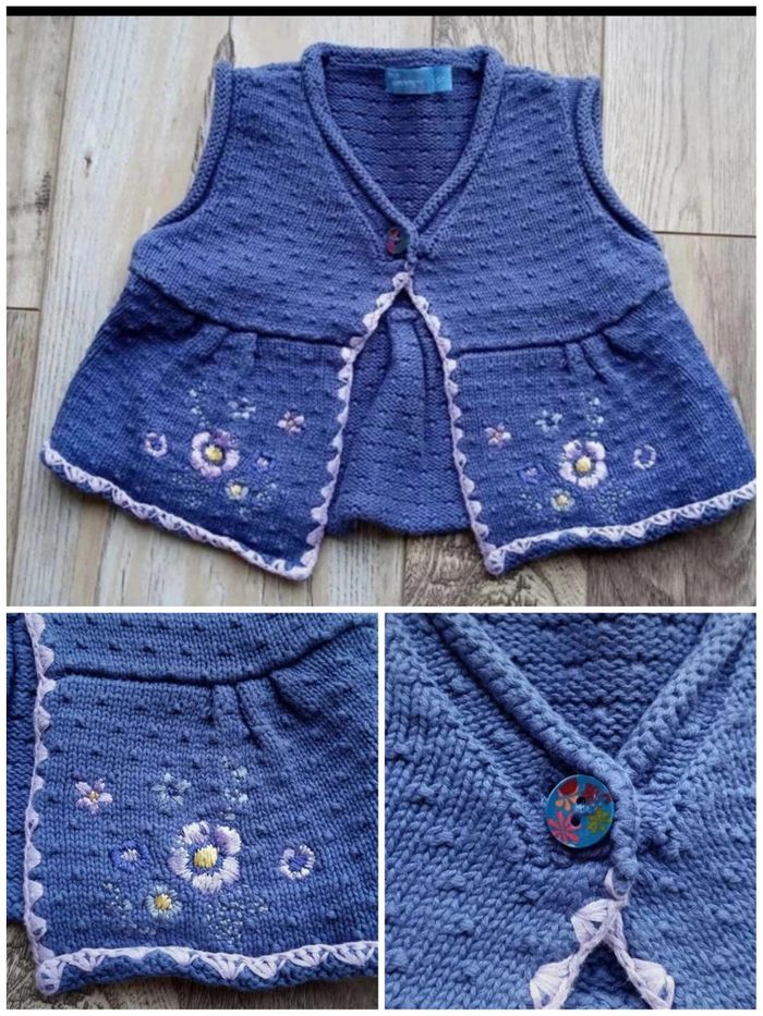 lot ensemble hiver ou mi saison fille taille 6 mois - photo numéro 4