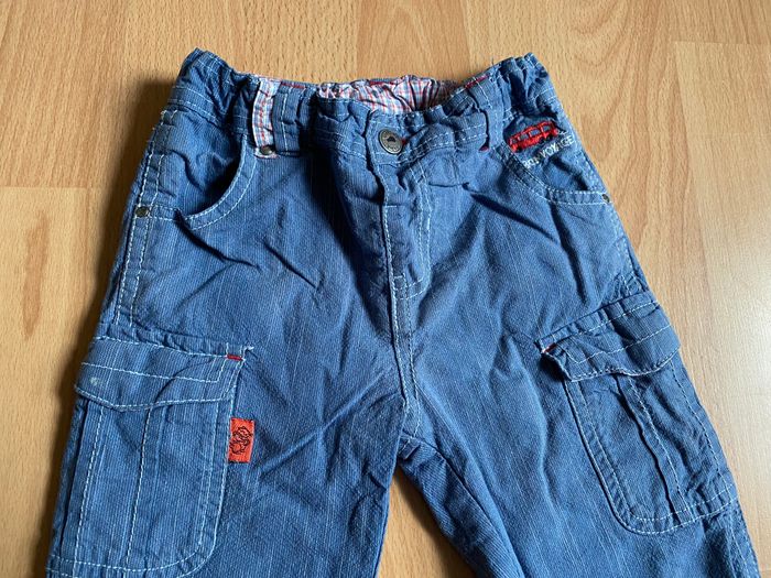 Beau pantalon/jean bleu SERGENT MAJOR T. 12 mois/74 cm garçon TBE - photo numéro 4