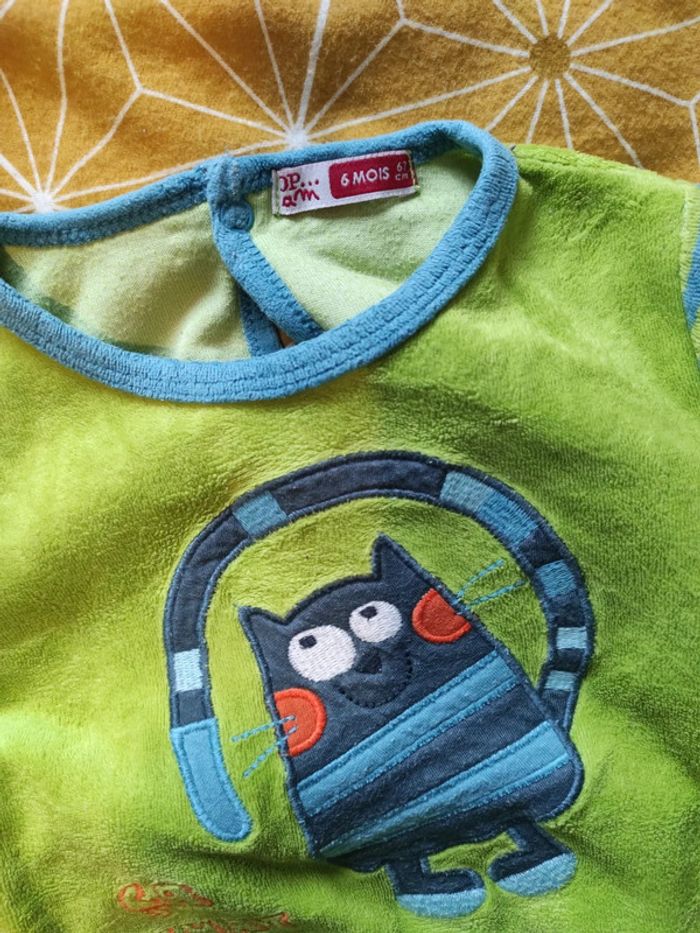 Pyjama grenouillère 🐈 chat - photo numéro 3