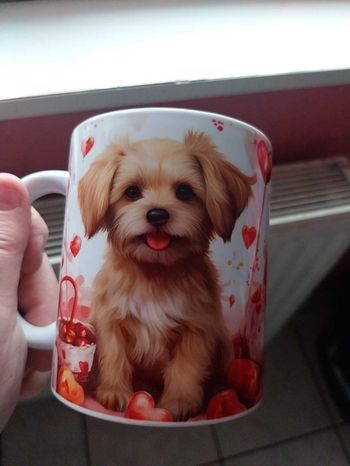 Mug chien mignon