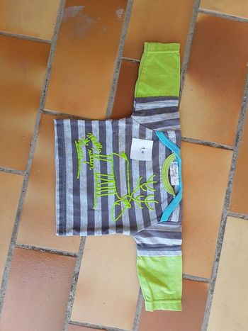 Tee shirt manche longue  o mois  ( prends ton temps )