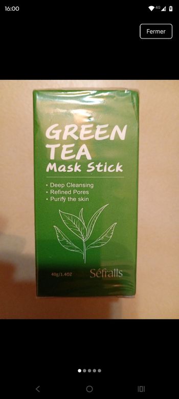 Masque au thé vert