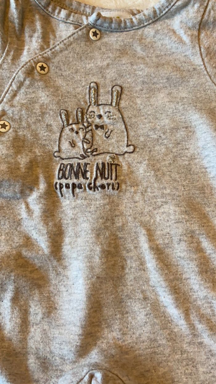 Pyjama lapin 1 mois - photo numéro 2