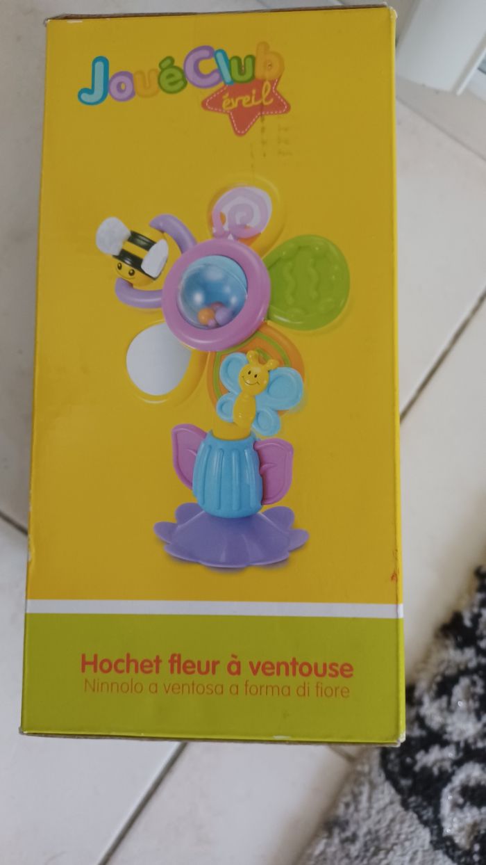 Hochet fleur à ventouse jouet club 6 mois +neuf - photo numéro 6