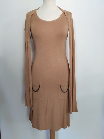 Robe maille avec étole 36-38