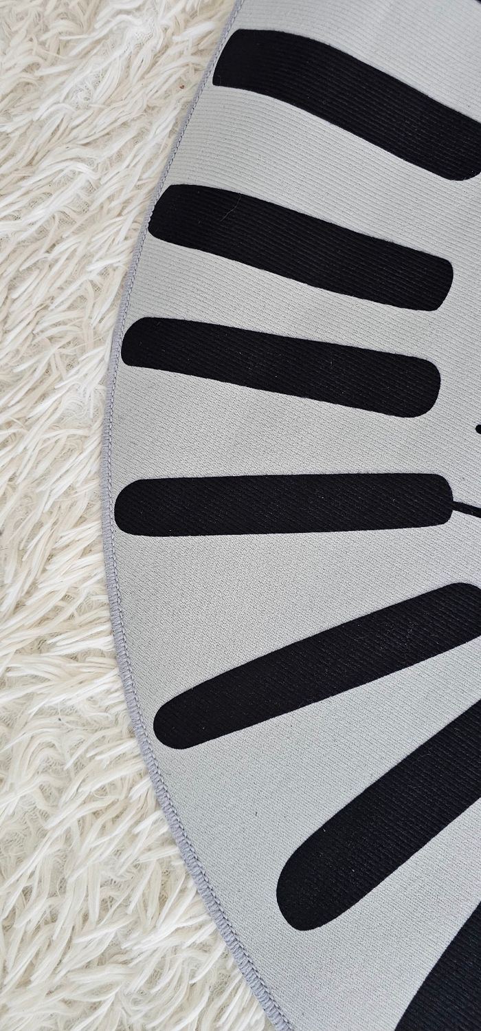 Magnifique tapis enfant chat rond - photo numéro 5