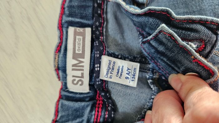 Short en jean slim Okaïdi 9 ans - photo numéro 2
