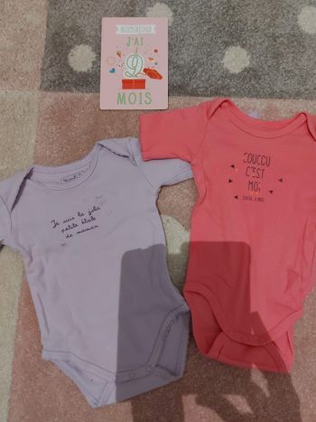 Lot 2 bodies 9 mois