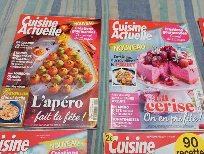 Lot 8 magazines Cuisine actuelle TBE - photo numéro 3
