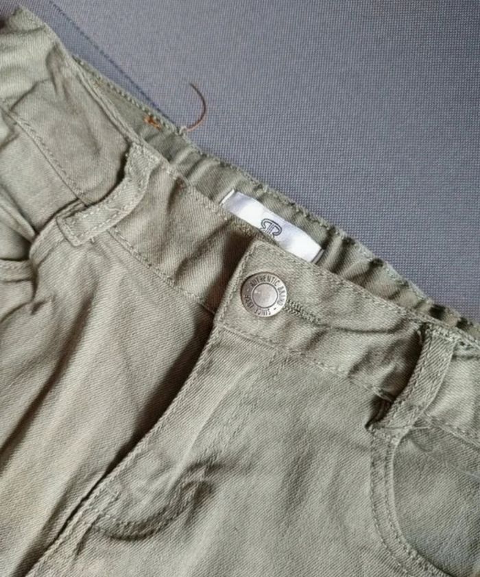 Short en jean kaki - photo numéro 3